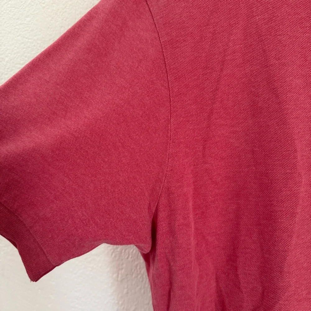 Polo Ralph Lauren Men’s XL Short Sleeve Polo Red Blue Pony Logo Preppy - Picture 5 of 8